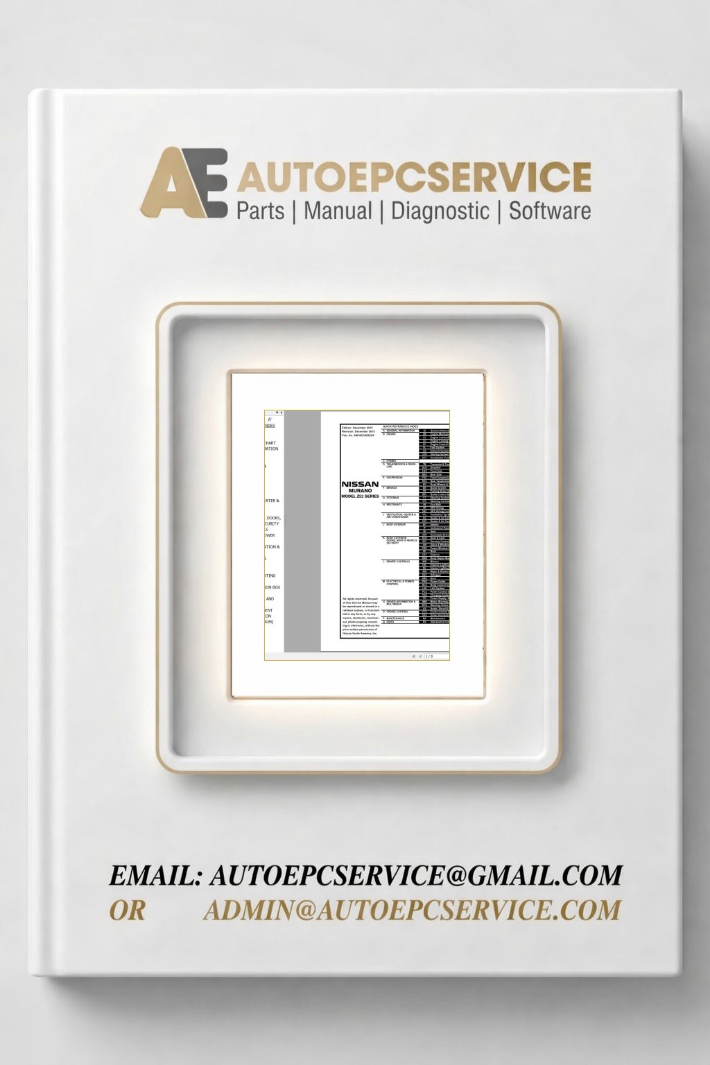 Nissan Murano Z52 2016 Workshop Manual 1 Download
