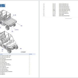 Polaris Utility Vehicle Pro Xd 4000D D20Bepd4B4 Spare Parts Catalog 2020 - Image 1