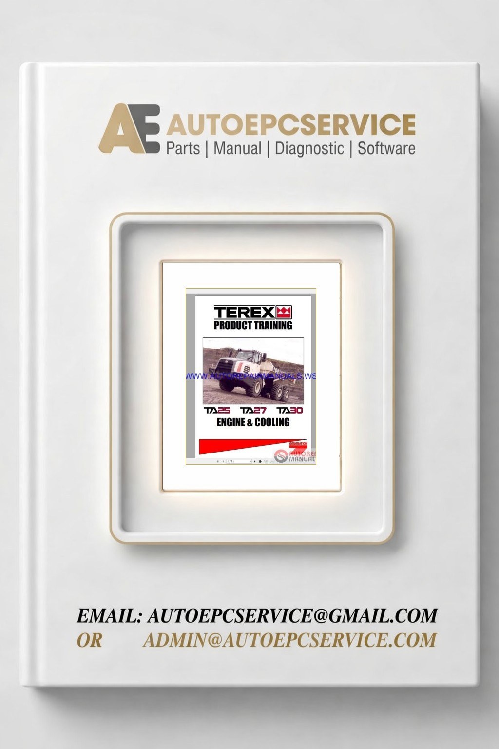 Terex Articulated Truck Full Set Manual DVD7 Download