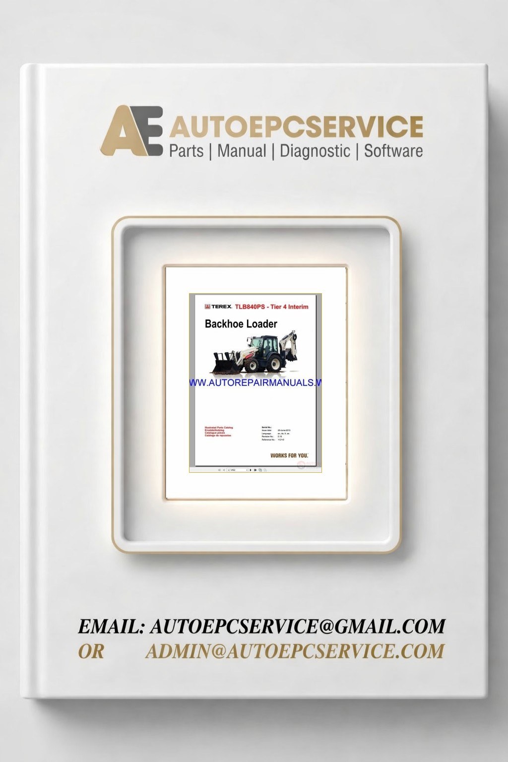 Terex Backhoe Loader Full Set Manual DVD6 Download